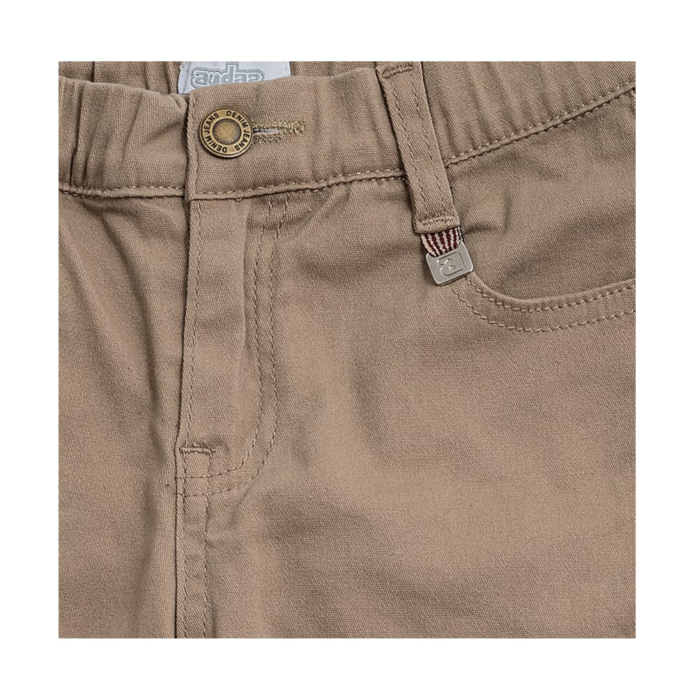 Foto 3 pulgar | Pantalón Audaz Para Niño De Algodón Miel Con Pretina Elástica