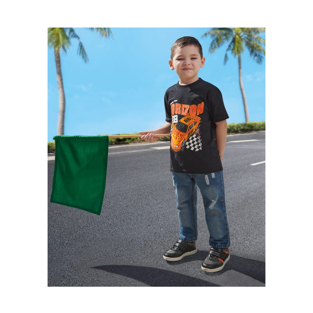 Foto 2 pulgar | Jeans Audaz Para Niño De Algodón Azul Claro Con Efecto Desgastado