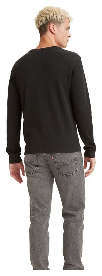 Foto 4 pulgar | Camisa Levi's Para Hombre, Manga Larga, Relajada, Térmica, Color Negro Mineral - Venta Internacional.