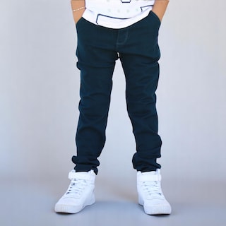 Foto 1 | Pantalón de Gabardina Strech color Pizarra para Niño Y/o Adolescente