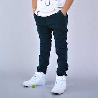 Foto 3 | Pantalón de Gabardina Strech color Pizarra para Niño Y/o Adolescente