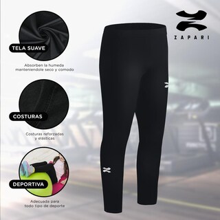 Foto 2 | Malla Deportiva para Niños Zapari color Negro