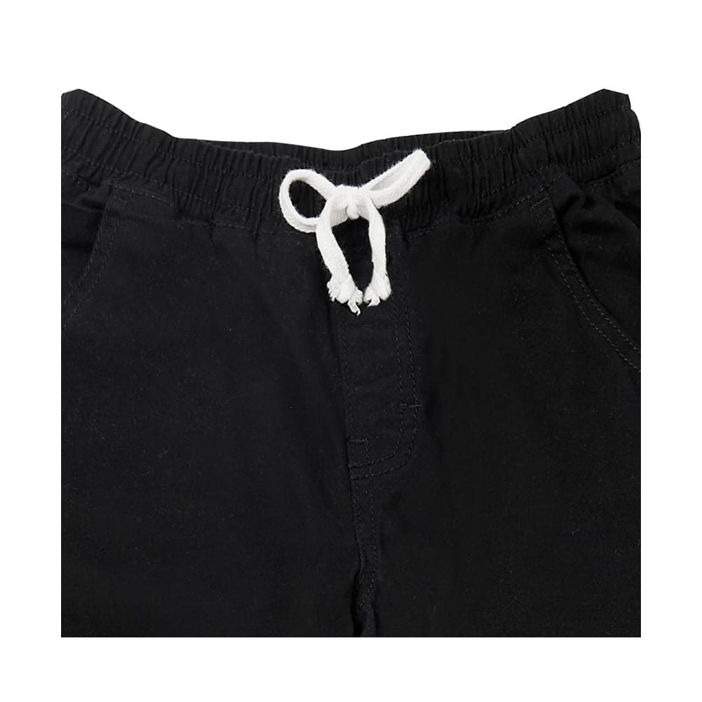Foto 3 pulgar | Jogger Audaz Para Niño De Algodón Negro Con Cintura Ajustable
