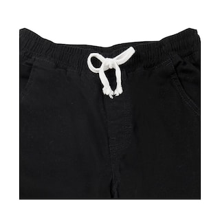 Foto 2 | Jogger Audaz Para Niño De Algodón Negro Con Cintura Ajustable