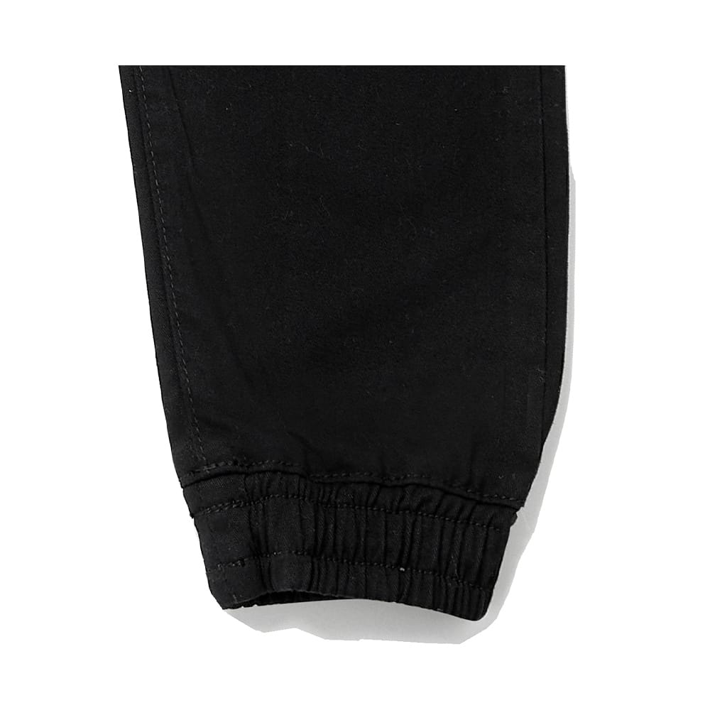 Foto 4 pulgar | Jogger Audaz Para Niño De Algodón Negro Con Cintura Ajustable