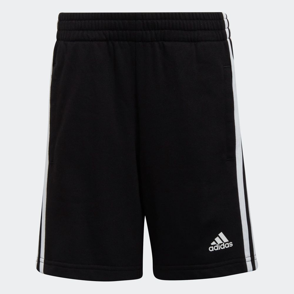 Foto 4 pulgar | Shorts Adidas Essentials 3 Franjas Negro para Niño