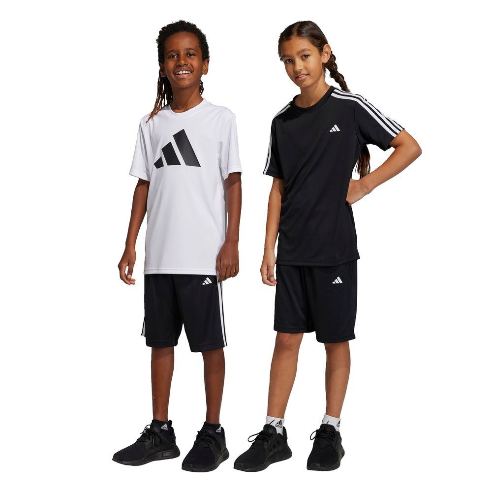 Foto 4 pulgar | Short Adidas Train Essentials Aeroready 3 Franjas Ajuste Clásico Color Negro