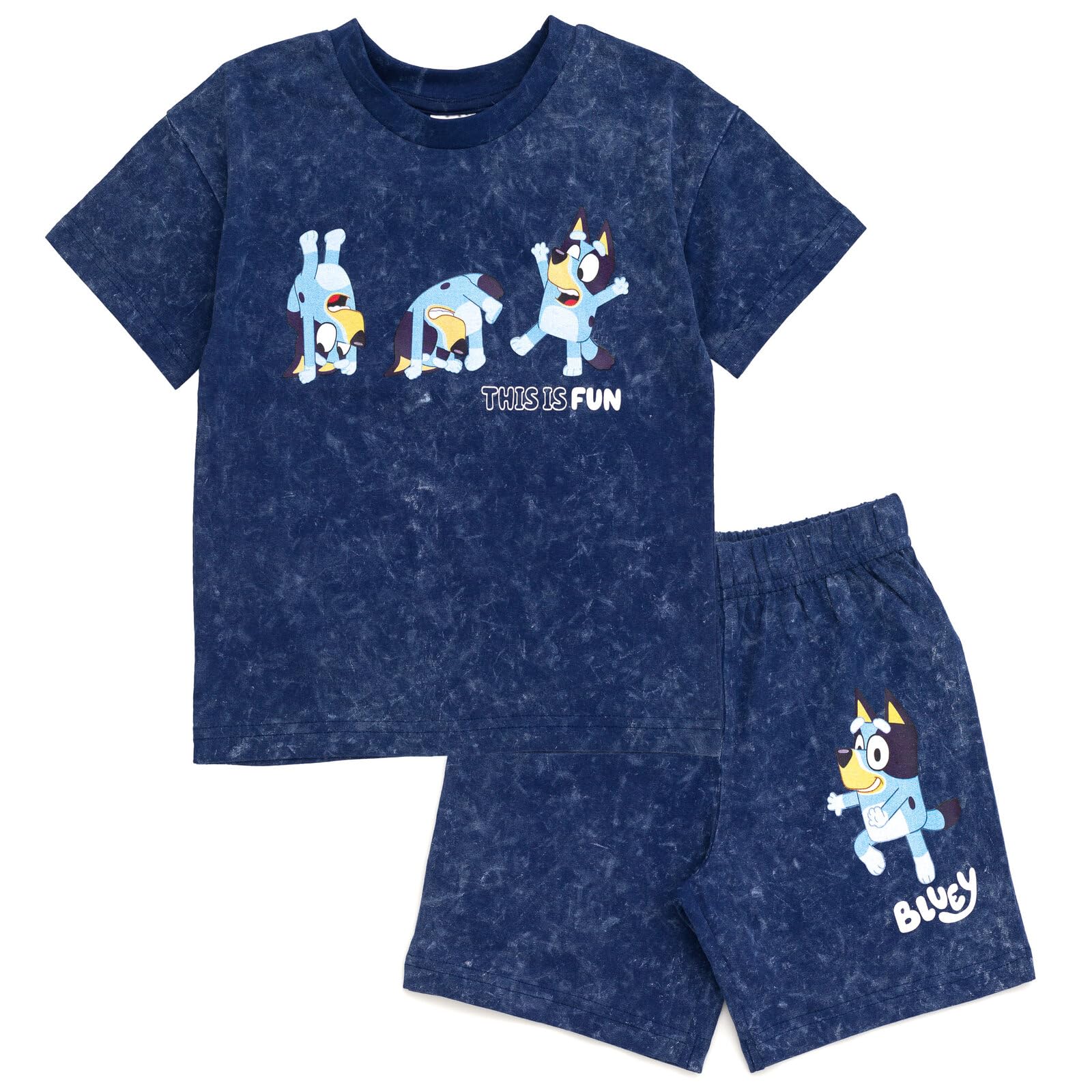 Foto 2 pulgar | Conjunto de Short Bluey para Niño - Venta Internacional