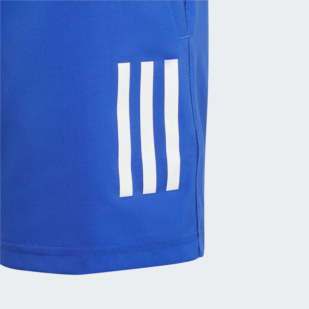 Foto 7 | Shorts de Tenis Club 3 Franjas Adidas Azul Niños