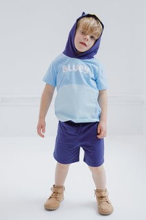 Foto 4 | Conjunto De Ropa Bluey Little Boys Con Capucha Y Pantalones Cortos 6 - Venta Internacional.