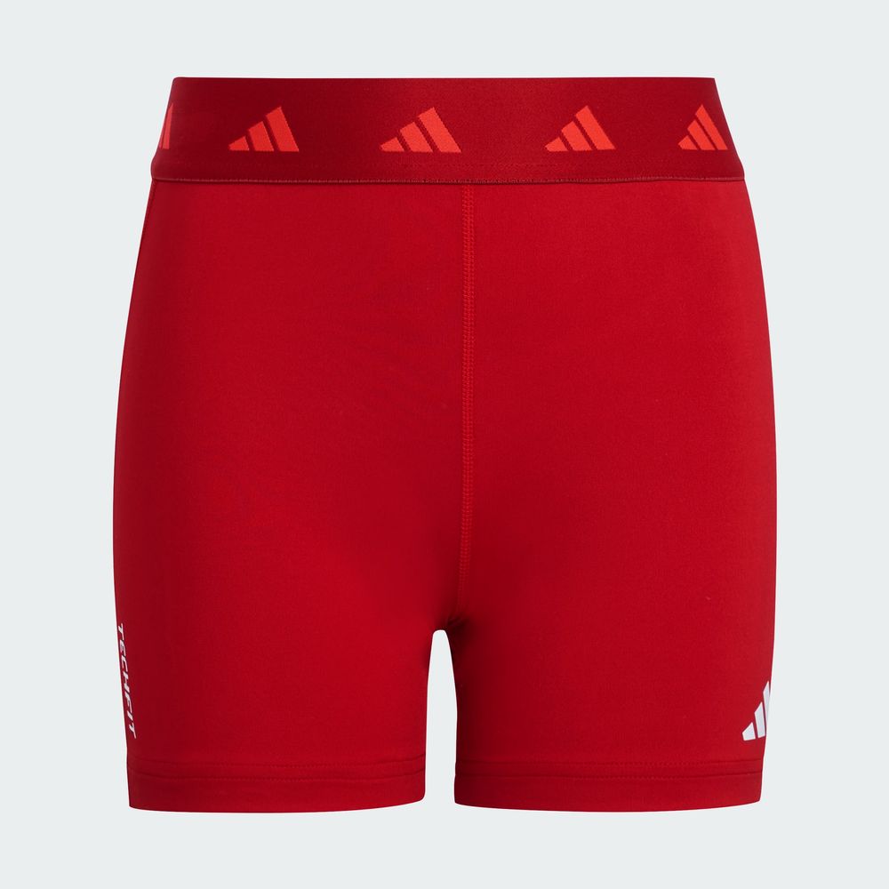 Foto 4 pulgar | Shorts Train Essentials Estampado Seasonal Jóvenes Adidas Rojo Niños