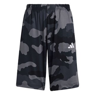 Foto 1 | Shorts Train Essentials Estampado Seasonal Jóvenes Adidas Negro Niños