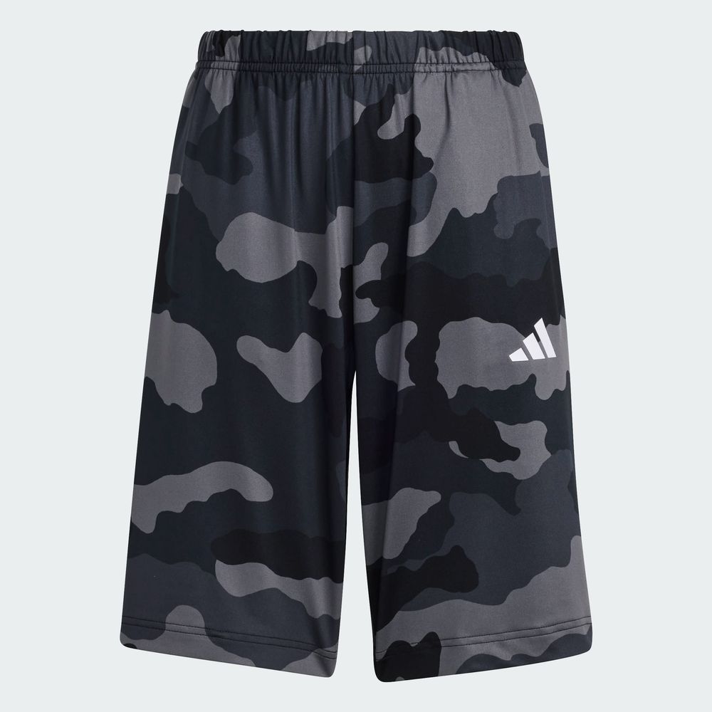 Foto 4 pulgar | Shorts Train Essentials Estampado Seasonal Jóvenes Adidas Negro Niños