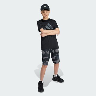 Foto 5 | Shorts Train Essentials Estampado Seasonal Jóvenes Adidas Negro Niños
