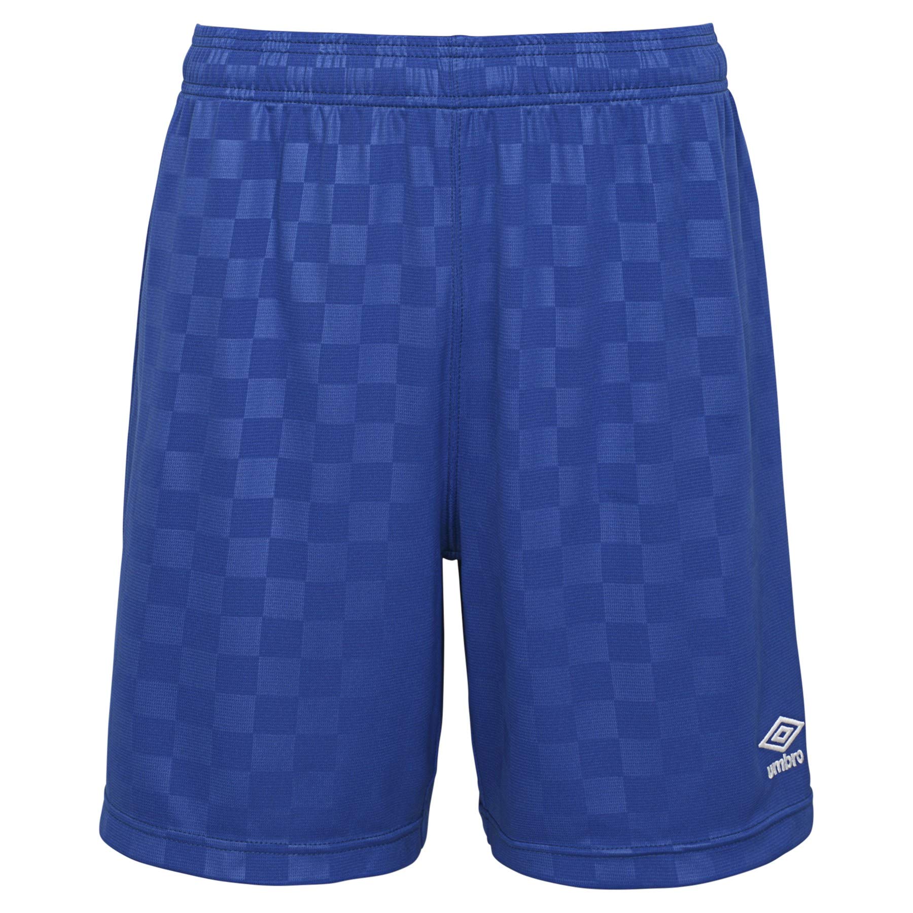 Pantalones Cortos Umbro Kids De Poliéster Azul Real A Cuadros, Tamaño Pequeño - Venta Internacional.