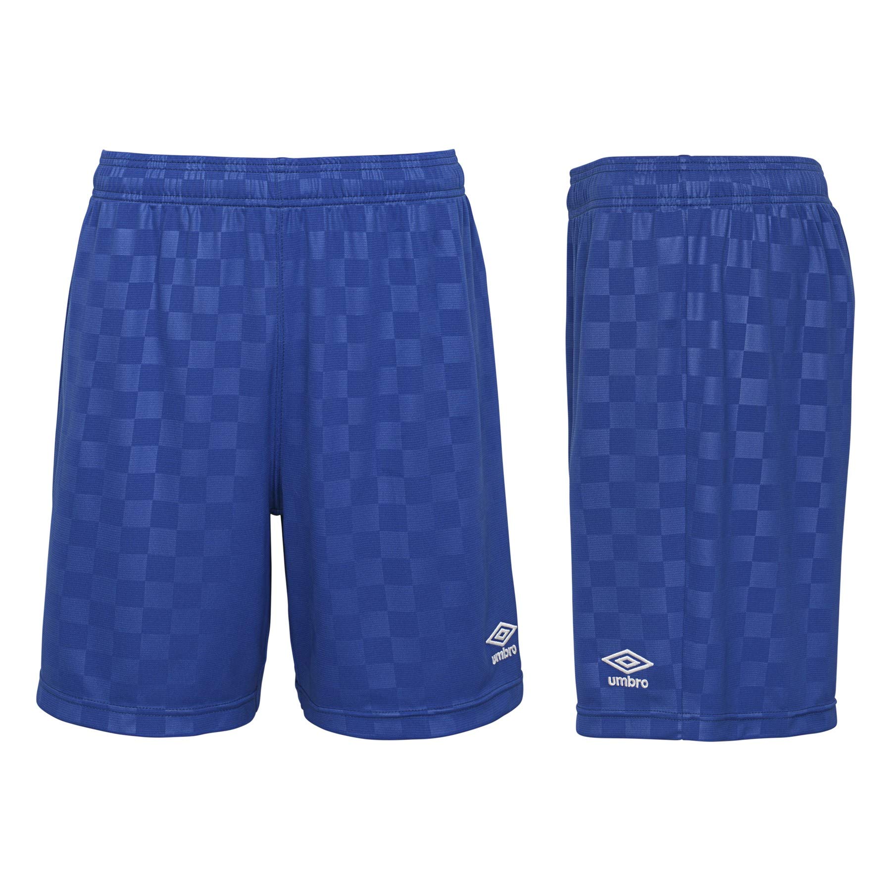 Foto 2 | Pantalones Cortos Umbro Kids De Poliéster Azul Real A Cuadros, Tamaño Pequeño - Venta Internacional.