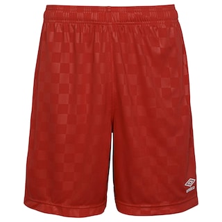 Foto 1 | Pantalones Cortos Umbro Kids De Poliéster Rojo A Cuadros Pequeños - Venta Internacional.