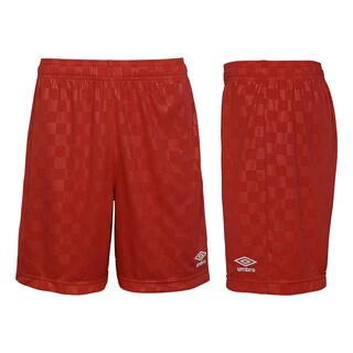 Foto 2 | Pantalones Cortos Umbro Kids De Poliéster Rojo A Cuadros Pequeños - Venta Internacional.