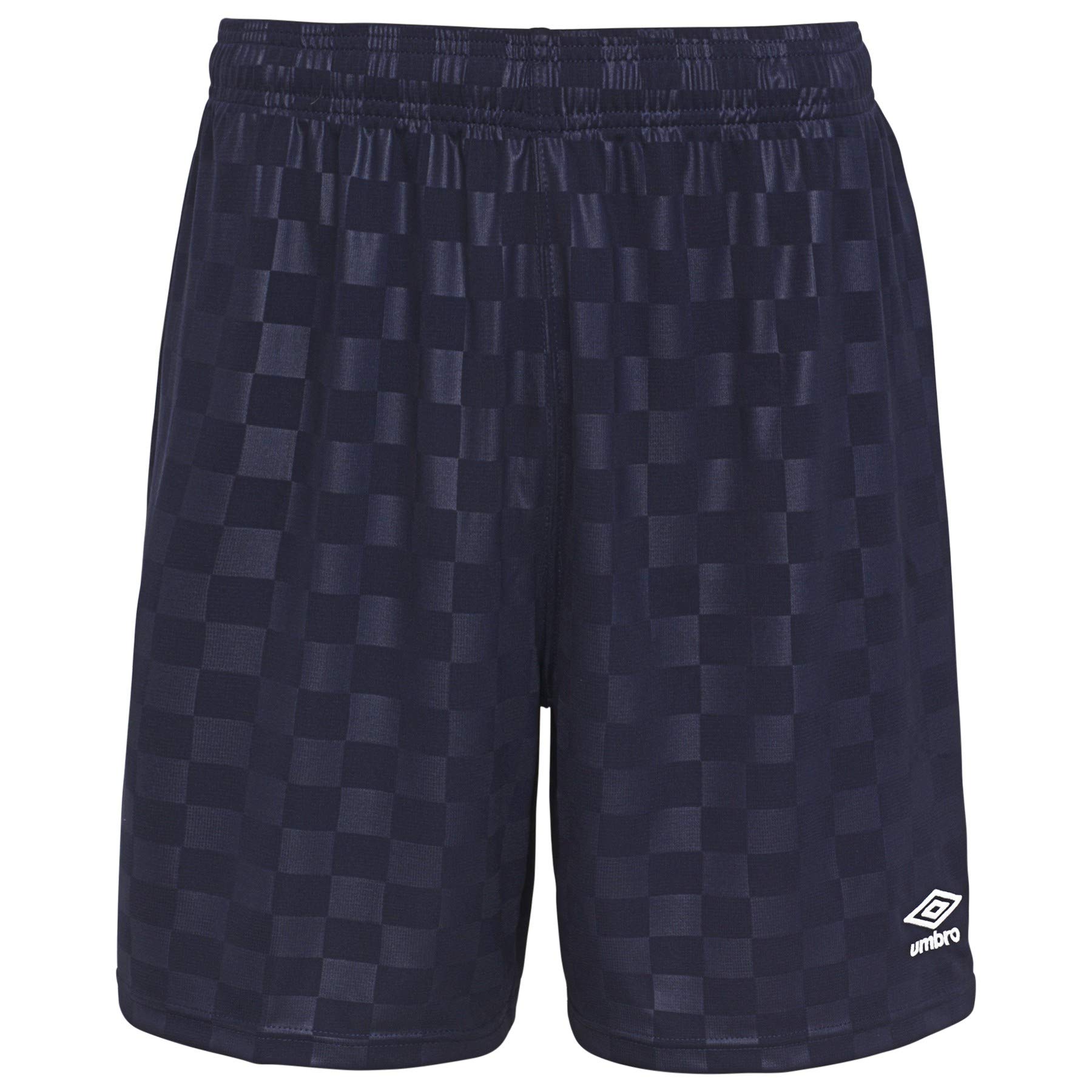 Pantalones Cortos Umbro Kids De Poliéster Azul Marino A Cuadros Pequeños - Venta Internacional.