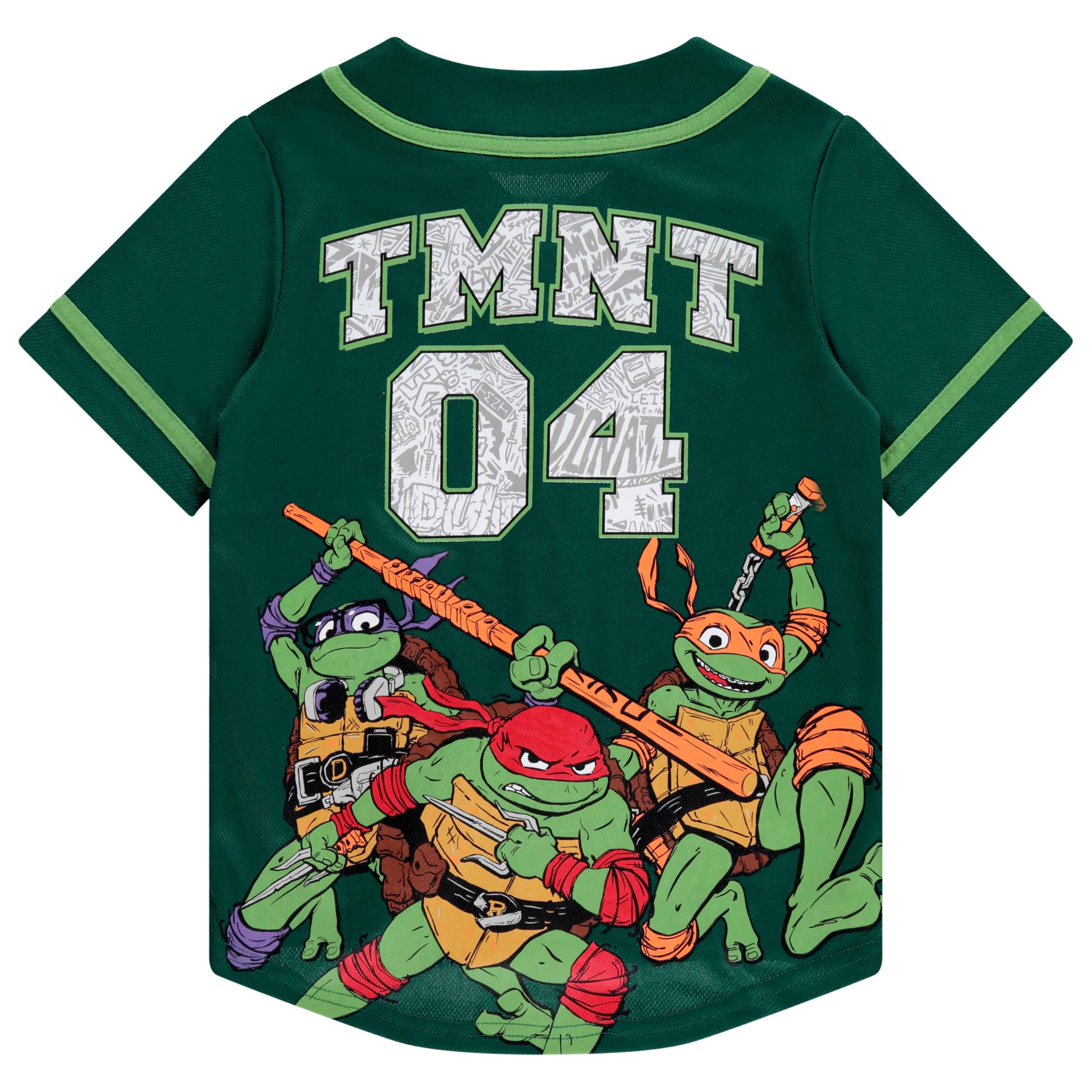 Foto 6 pulgar | Conjunto De Ropa Teenage Mutant Ninja Turtles Para Niños De 4 A 20 Años - Venta Internacional.