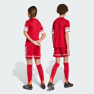 Foto 5 | Shorts Squadra 25 Niños Adidas Rojo Niños