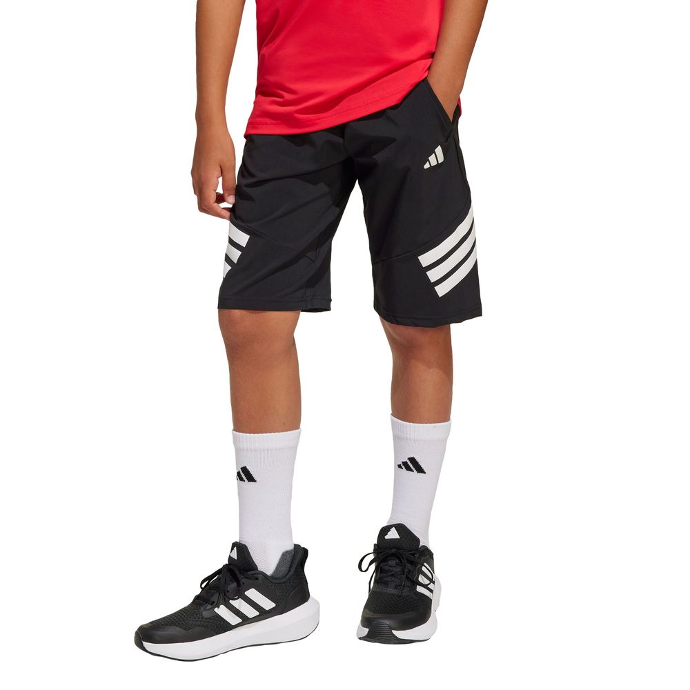 Foto 3 pulgar | J Spr Shorts Adidas Negro Niños