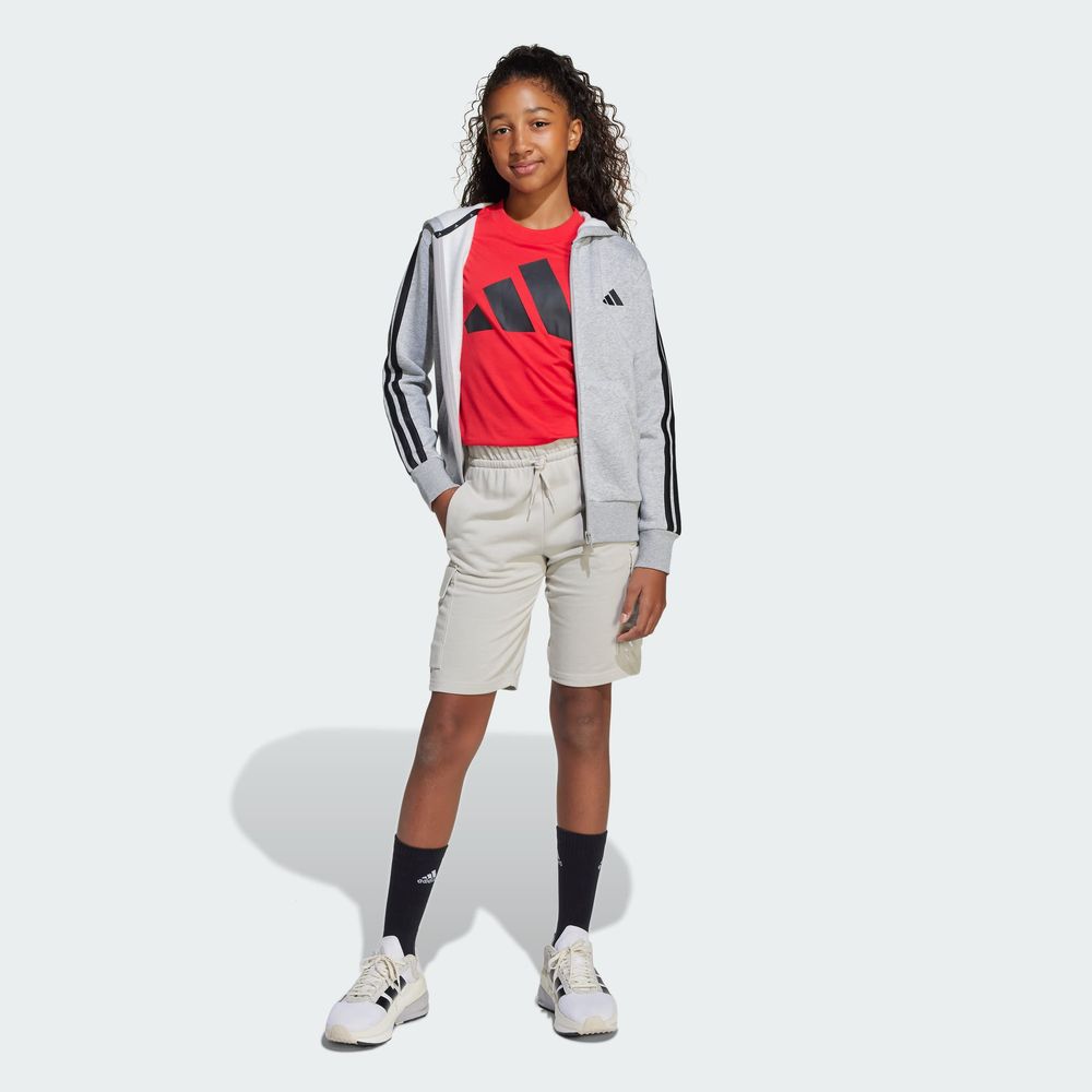 Foto 5 | J Sl Ft C Sh Adidas Gris Niños