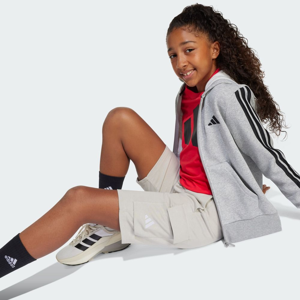 Foto 6 | J Sl Ft C Sh Adidas Gris Niños