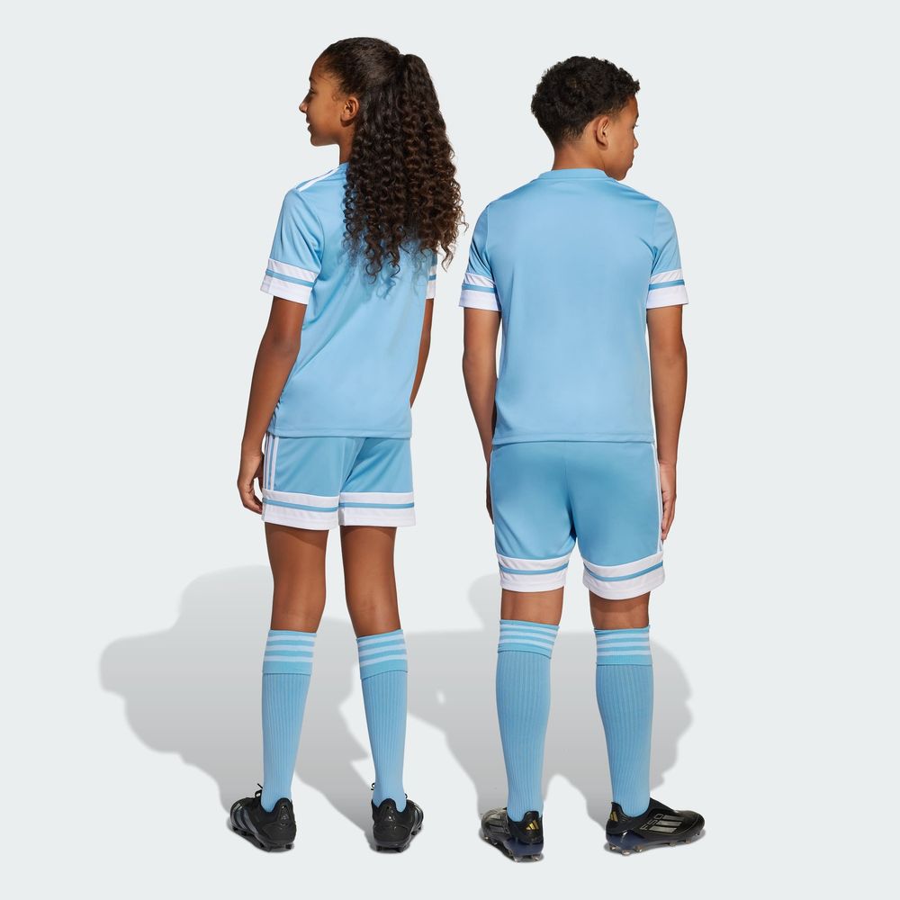 Foto 6 pulgar | Short Adidas  Squadra 25 Azul para Niños