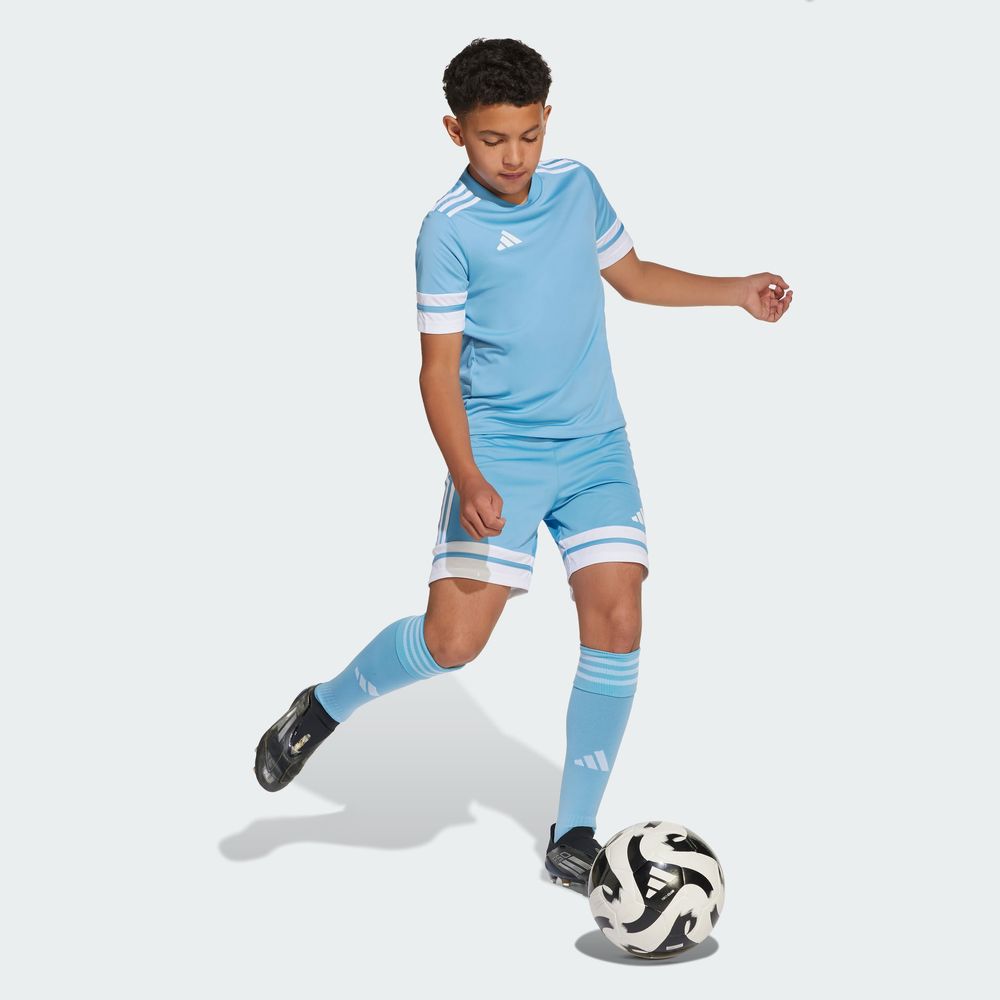 Foto 7 pulgar | Short Adidas  Squadra 25 Azul para Niños
