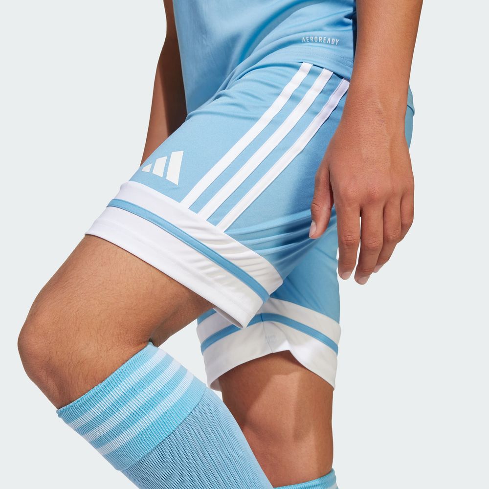 Foto 8 pulgar | Short Adidas  Squadra 25 Azul para Niños