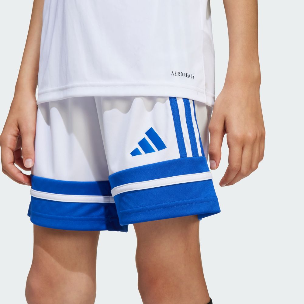 Foto 6 | Shorts Squadra 25 Niños Adidas Blanco Niños