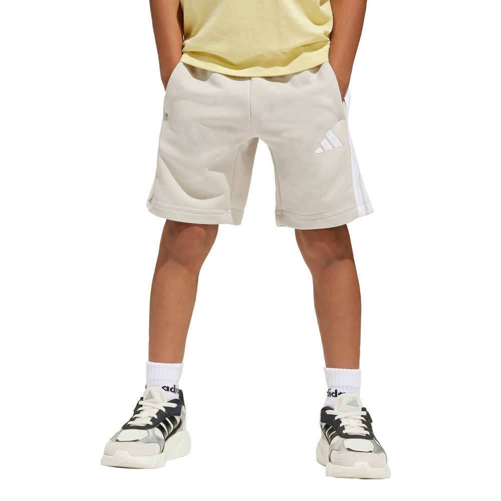 Foto 2 | Shorts Essentials Kids Adidas Gris Niños