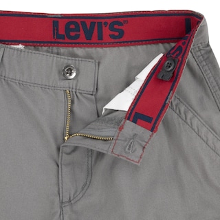 Foto 2 | Pantalones Cortos Tipo Cargo Levi's Boys, Color Gris Acero, Talla 14 - Venta Internacional.