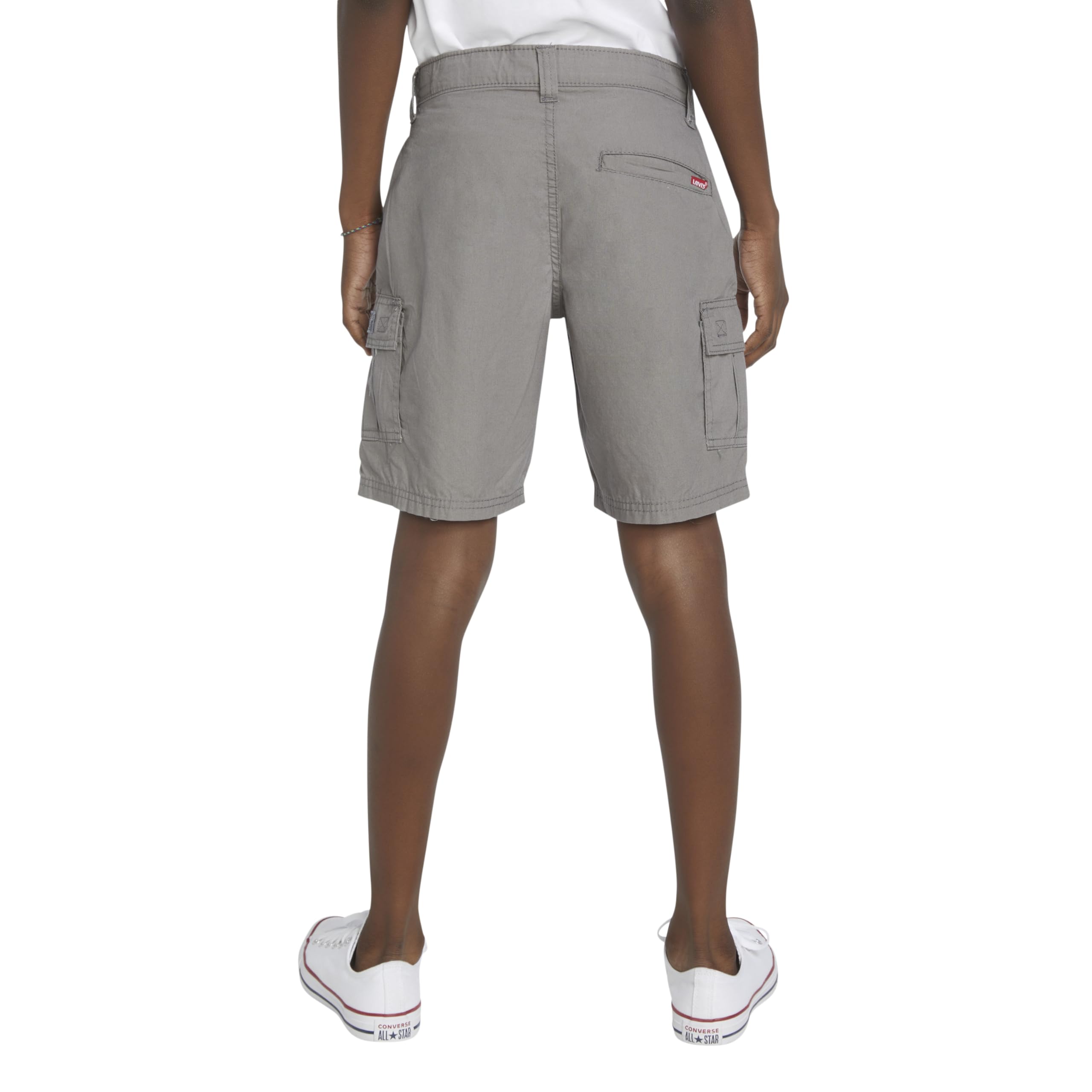 Foto 5 pulgar | Pantalones Cortos Tipo Cargo Levi's Boys, Color Gris Acero, Talla 14 - Venta Internacional.