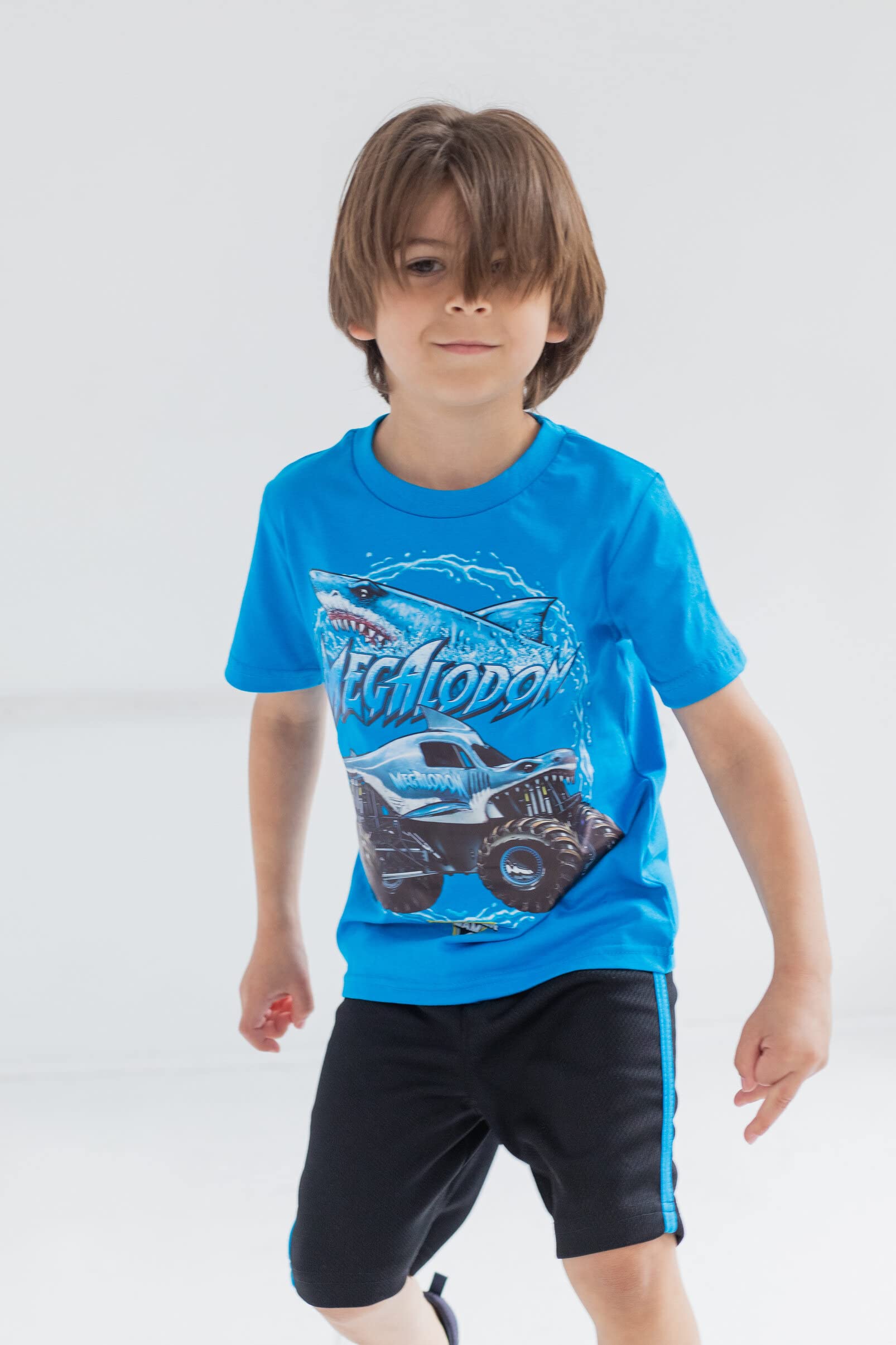 Foto 3 pulgar | Set De Ropa Monster Jam Megalodon Little Boys Azul/negro 6 - Venta Internacional.