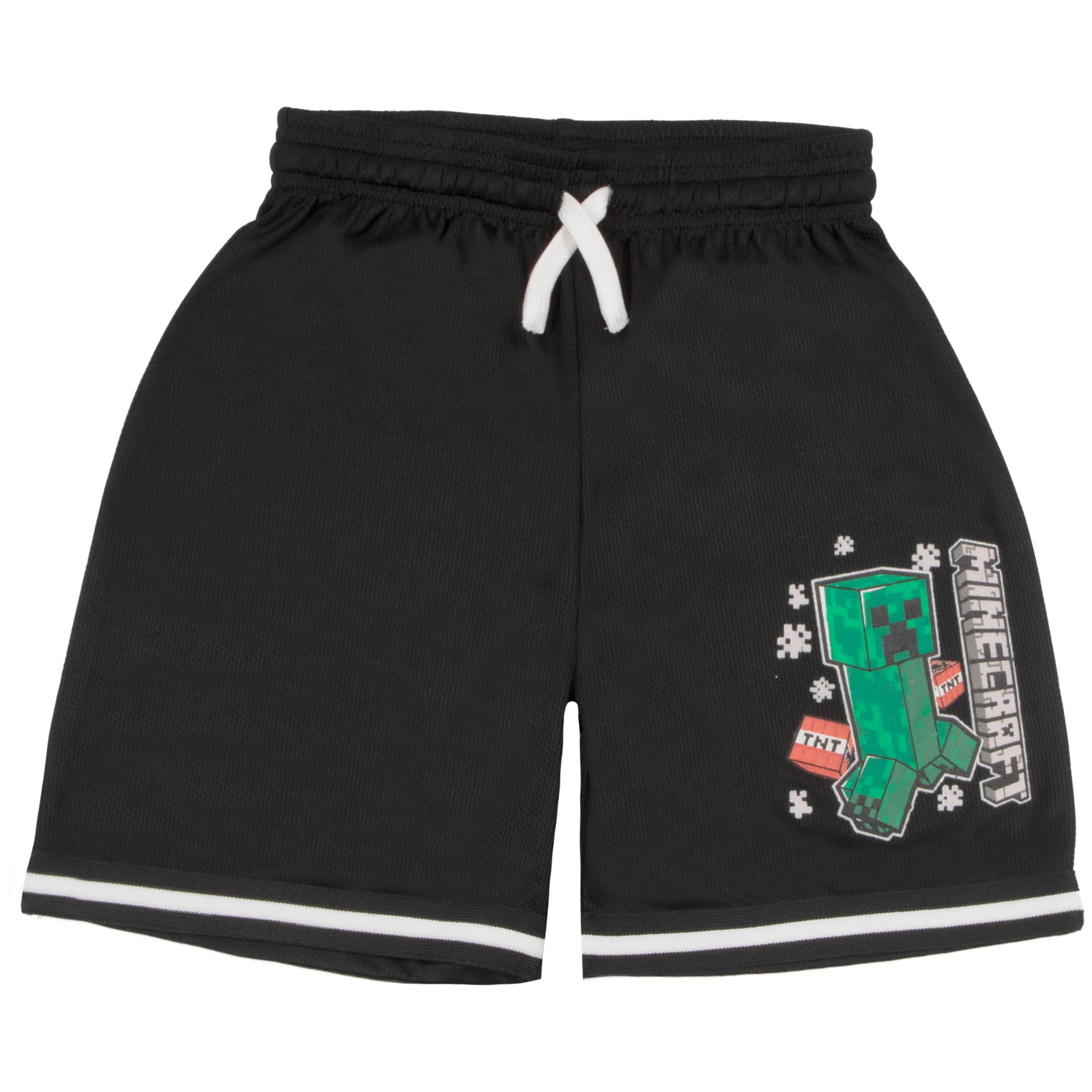 Foto 6 pulgar | Set De Ropa De Baloncesto Minecraft Creeper Para Niños, Talla 8 - Venta Internacional.