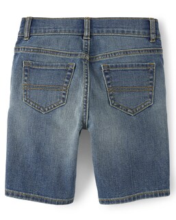 Foto 3 | Pantalones Cortos The Children's Place Para Niños De Mezclilla Degroot Wash, Talla 6 - Venta Internacional.
