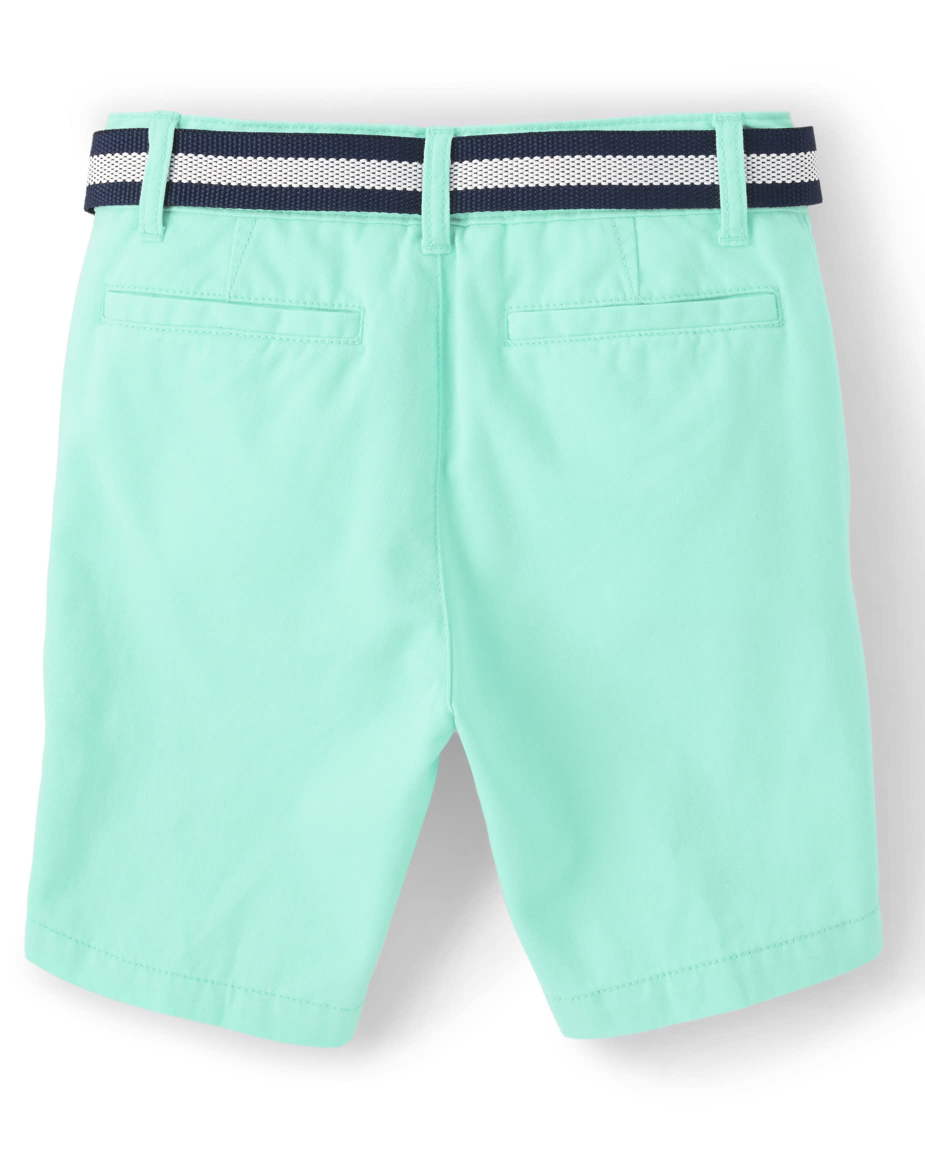 Foto 3 pulgar | Short The Children's Place Stretch Chino Azul Cielo - Venta Internacional