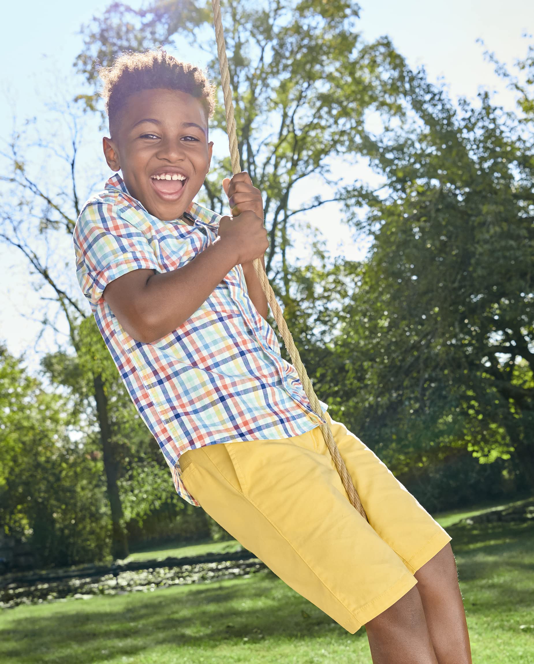 Foto 6 pulgar | Short Chinos The Children's Place Boys Banana - Venta Internacional