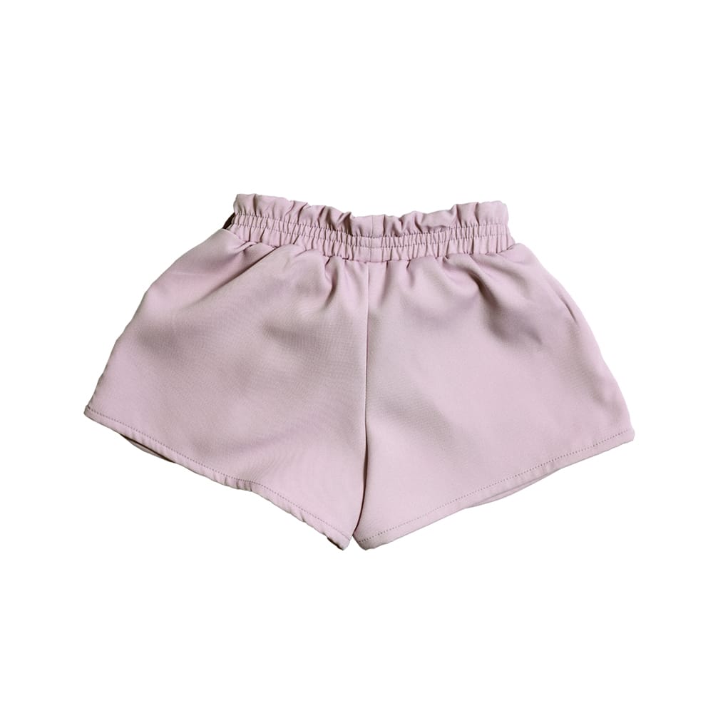 Foto 3 pulgar | Short Coqueta Para Niña De Algodón Lila Con Moños Decorativos