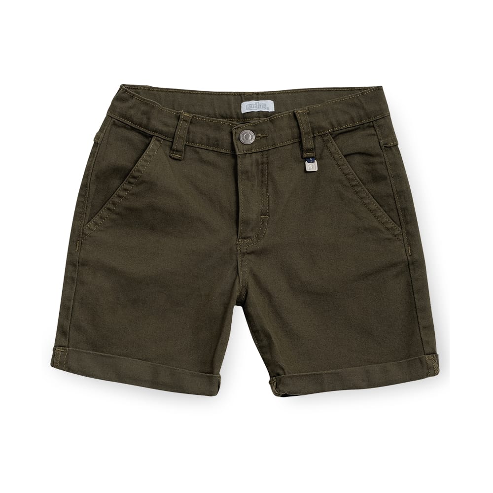 Foto 2 pulgar | Short Audaz Para Niño De Algodón Verde Con Diseño Casual
