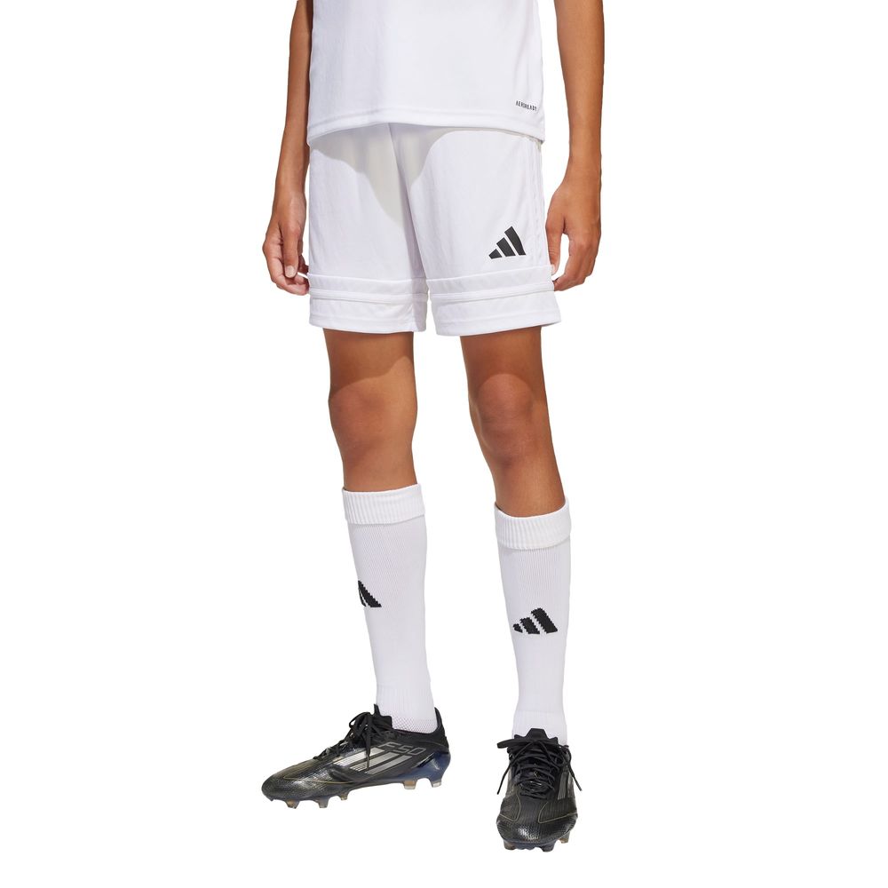 Foto 3 pulgar | Short Adidas Squadra 25 Blanco para Niño