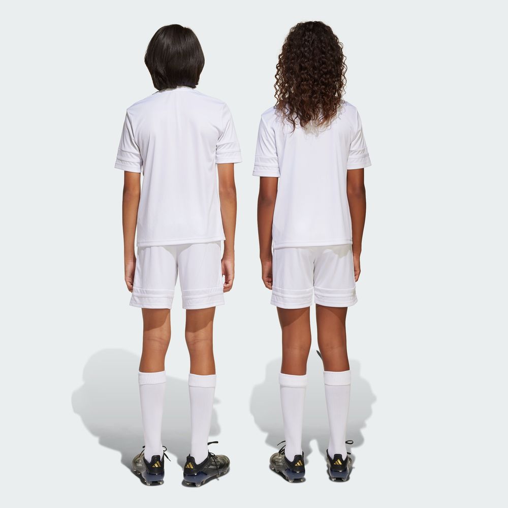 Foto 6 pulgar | Short Adidas Squadra 25 Blanco para Niño
