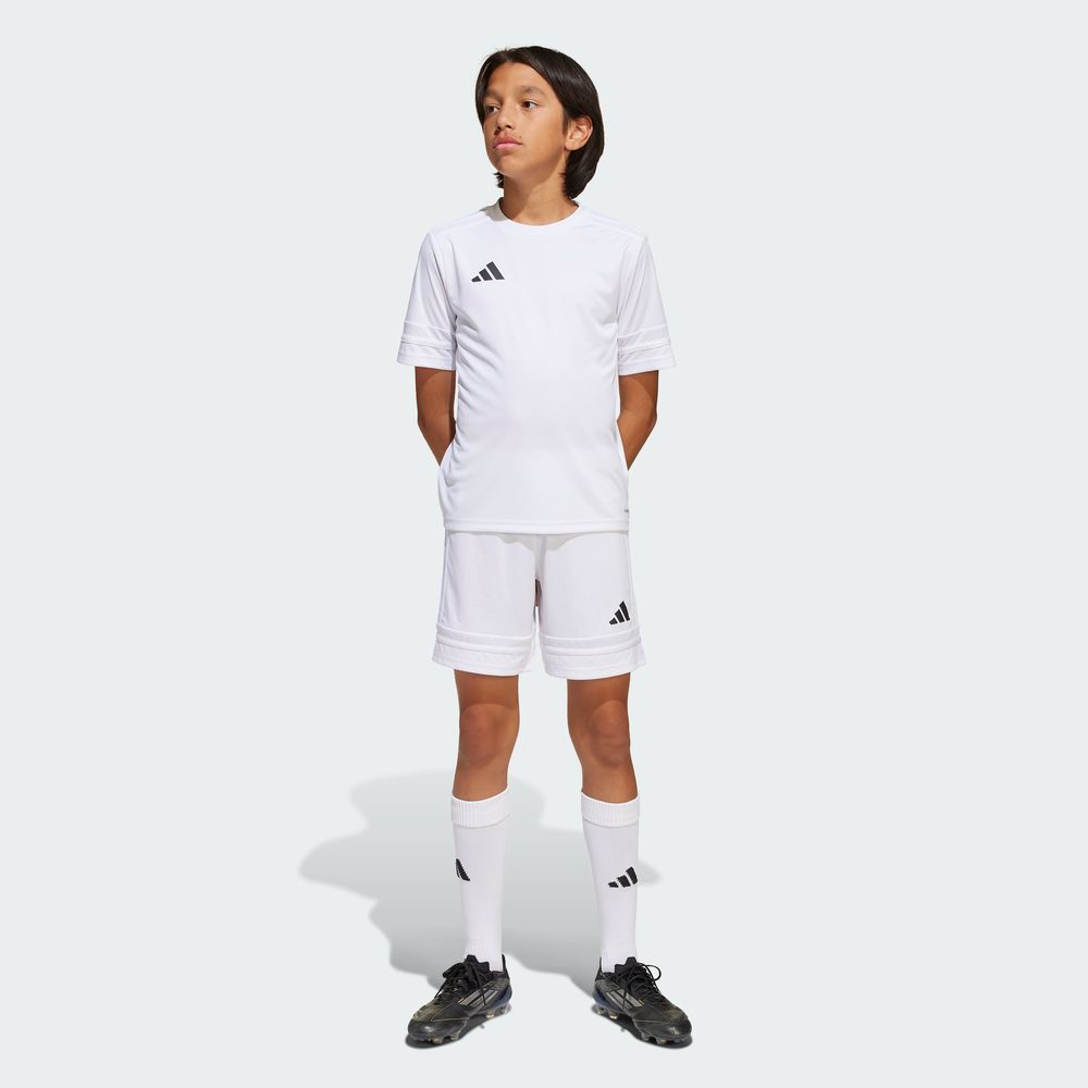 Foto 6 | Short Adidas Squadra 25 Blanco para Niño