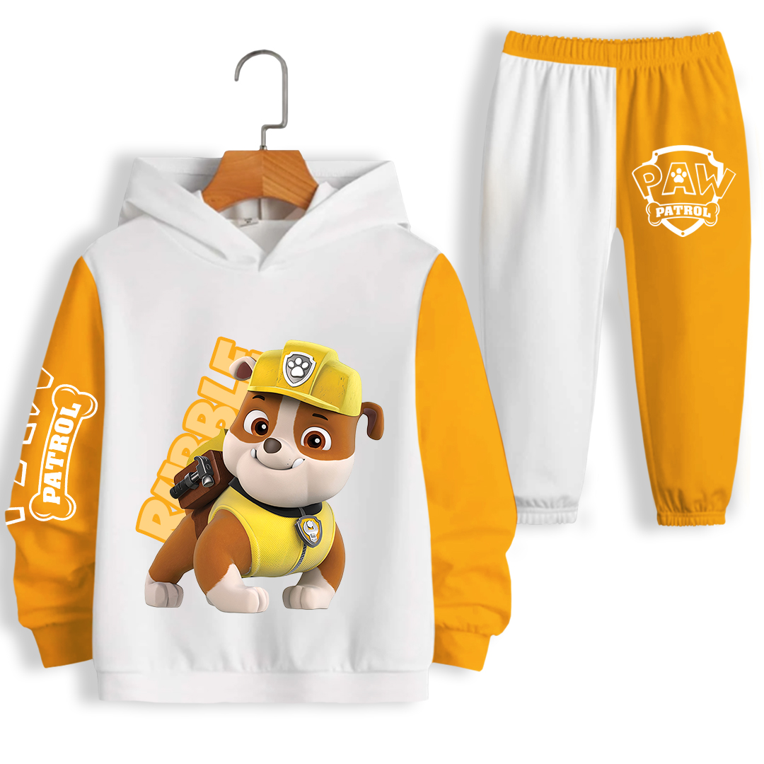 Conjunto Sudadera y Pants King Rubble Amarillo para Niño