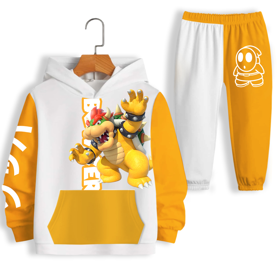 Sudadera y Pants King Bowser Multicolor para Niño