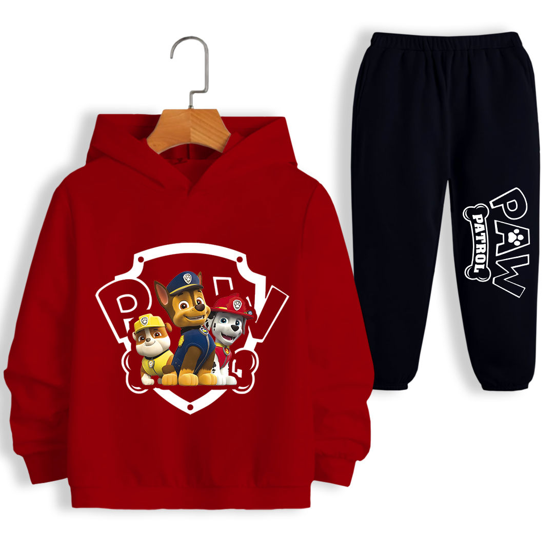 Foto 2 pulgar | Conjunto de Sudadera y Pants King Rojo para Niño