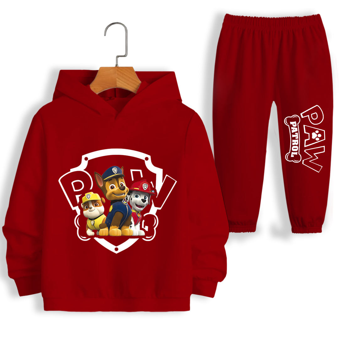 Foto 4 pulgar | Conjunto de Sudadera y Pants King Rojo para Niño