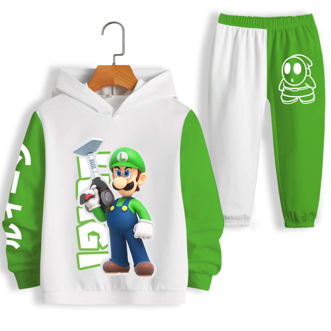 Sudadera y Pants King Luigi Multicolor para Niño